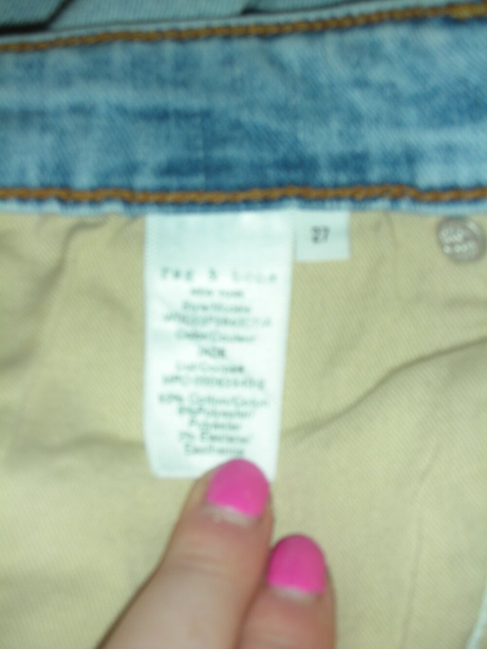 Rag & Bone Dre Jeans Jade Wash Size 27 Low Rise Slim Boyfriend Light Wash Design - Picture 9 of 9